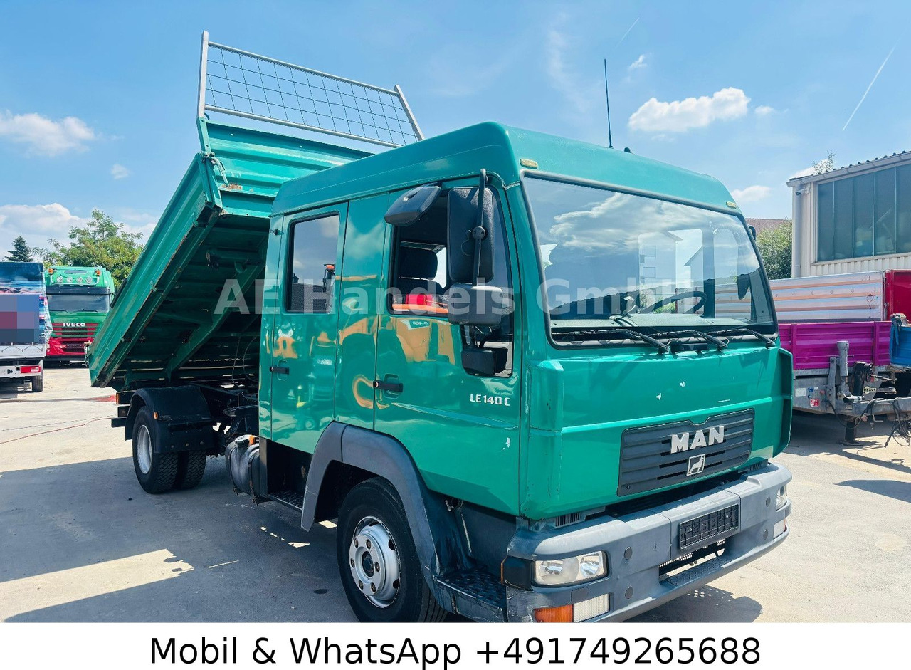MAN LE140C Doka BB 3-Seiten *Manual/Analog/4m³/AHK - Tarbesõiduk kallur, Meeskonnaauto: pilt 1 MAN LE140C Doka BB 3-Seiten *Manual/Analog/4m³/AHK - Tarbesõiduk kallur, Meeskonnaauto: pilt 1