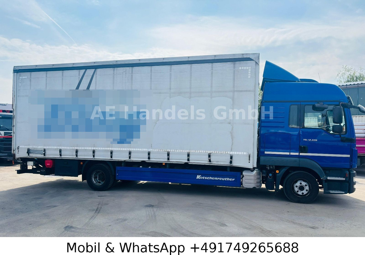 MAN TGL 12.220 LX BL*Tautliner/Edscha/LBW/Standklima - Tent veoauto: pilt 2 MAN TGL 12.220 LX BL*Tautliner/Edscha/LBW/Standklima - Tent veoauto: pilt 2