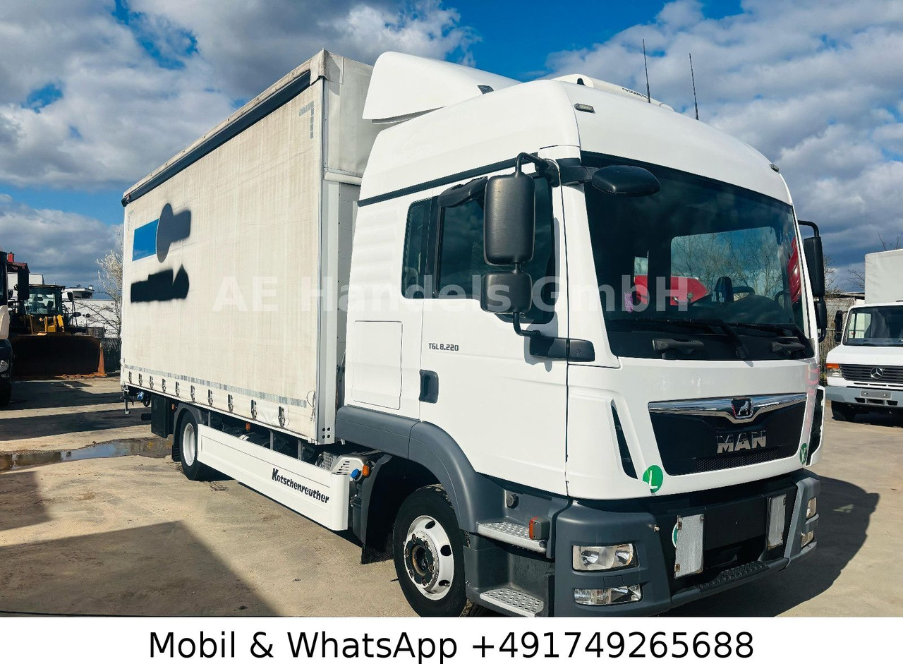 MAN TGL 8.220 LX BL *Edscha/LBW/Standklima/Alcoa/AHK - Tent tarbesõiduk: pilt 1 MAN TGL 8.220 LX BL *Edscha/LBW/Standklima/Alcoa/AHK - Tent tarbesõiduk: pilt 1