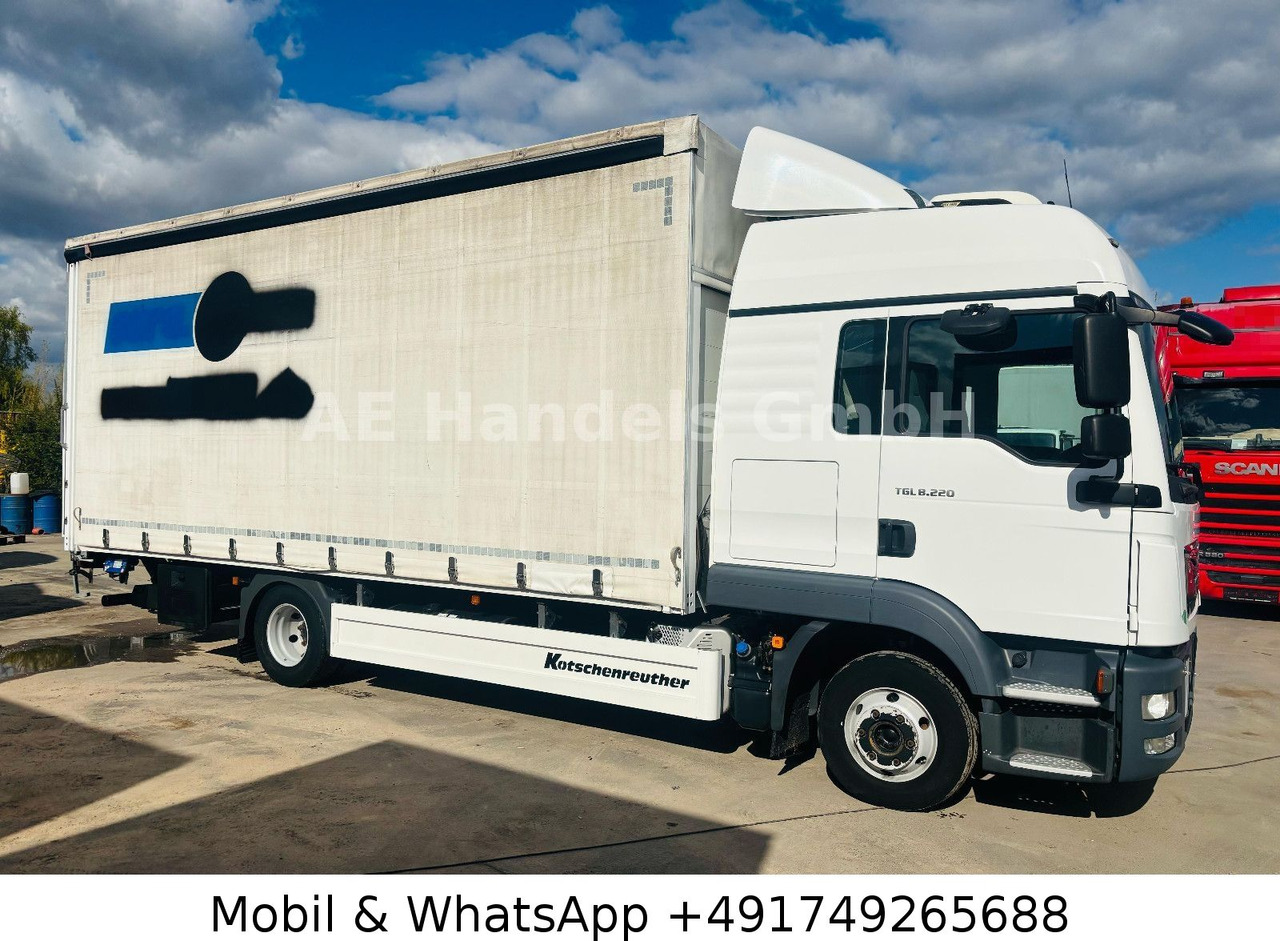 MAN TGL 8.220 LX BL *Edscha/LBW/Standklima/Alcoa/AHK - Tent tarbesõiduk: pilt 2 MAN TGL 8.220 LX BL *Edscha/LBW/Standklima/Alcoa/AHK - Tent tarbesõiduk: pilt 2