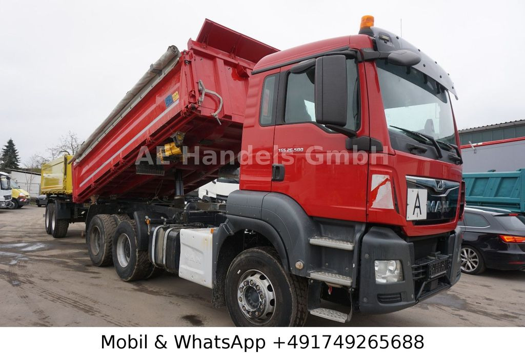 MAN TGS 26.500 XLX BB 6x4 *Pritarder/MEILLER-10m³/AP - Kallurauto: pilt 1 MAN TGS 26.500 XLX BB 6x4 *Pritarder/MEILLER-10m³/AP - Kallurauto: pilt 1