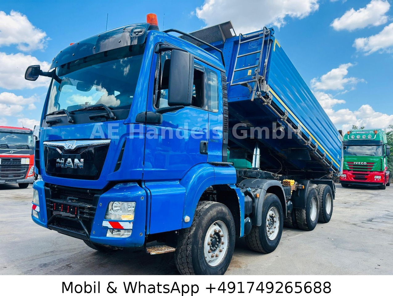 MAN TGS 35.400 M 8x4 BB Dautel Alu *Retarder/15m³ - Kallurauto: pilt 1 MAN TGS 35.400 M 8x4 BB Dautel Alu *Retarder/15m³ - Kallurauto: pilt 1
