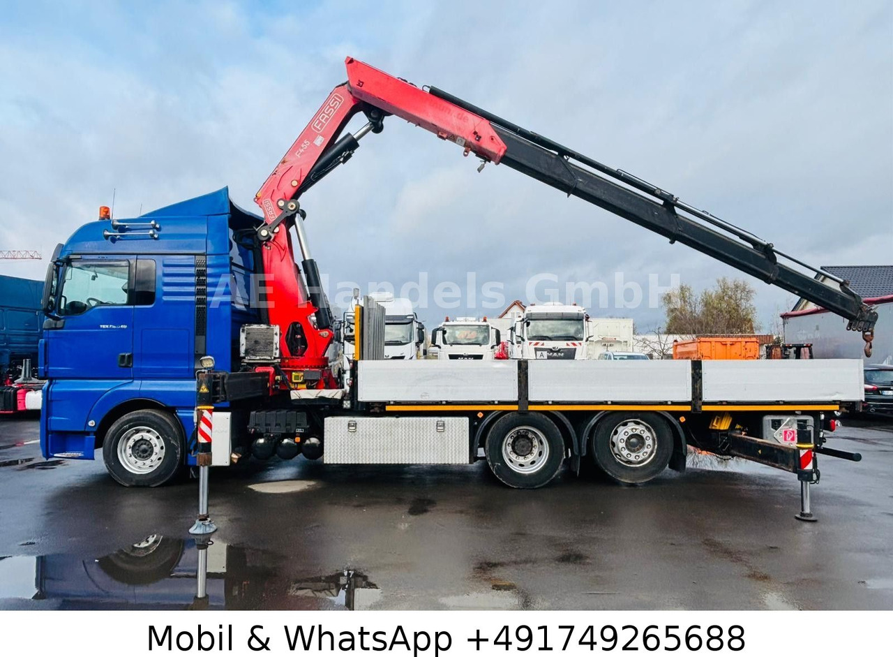 MAN TGX 26.540 XLX BL 6x2 FASSI F455 *Funk/Lenk+Lift - Madelveok/ Platvormveok, Kraanaga veoauto: pilt 3 MAN TGX 26.540 XLX BL 6x2 FASSI F455 *Funk/Lenk+Lift - Madelveok/ Platvormveok, Kraanaga veoauto: pilt 3