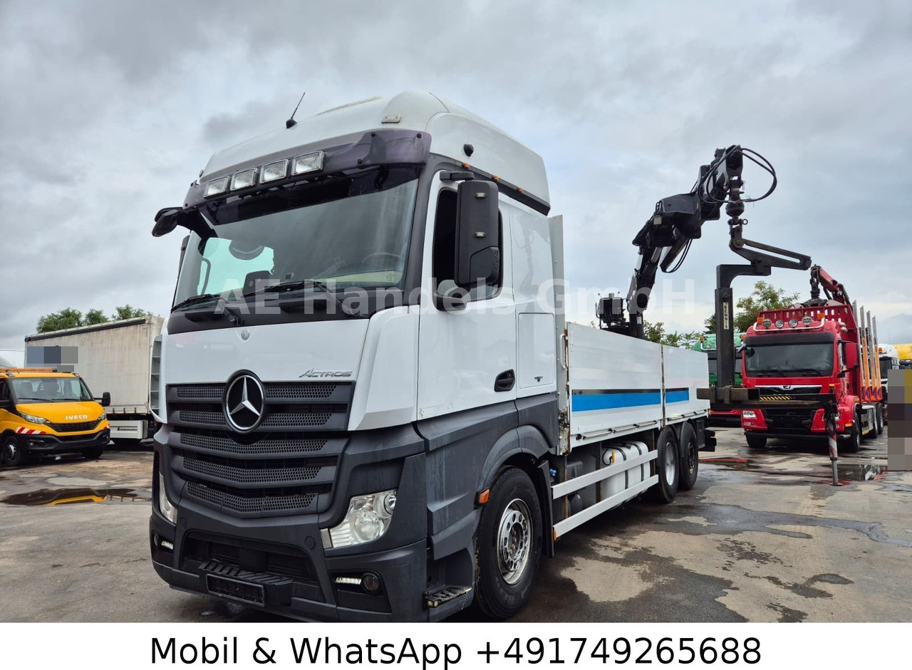 Mercedes-Benz Actros IV 2646 L LL 6x2 *Retarder/Hiab-177K-Pro - Madelveok/ Platvormveok, Kraanaga veoauto: pilt 1 Mercedes-Benz Actros IV 2646 L LL 6x2 *Retarder/Hiab-177K-Pro - Madelveok/ Platvormveok, Kraanaga veoauto: pilt 1