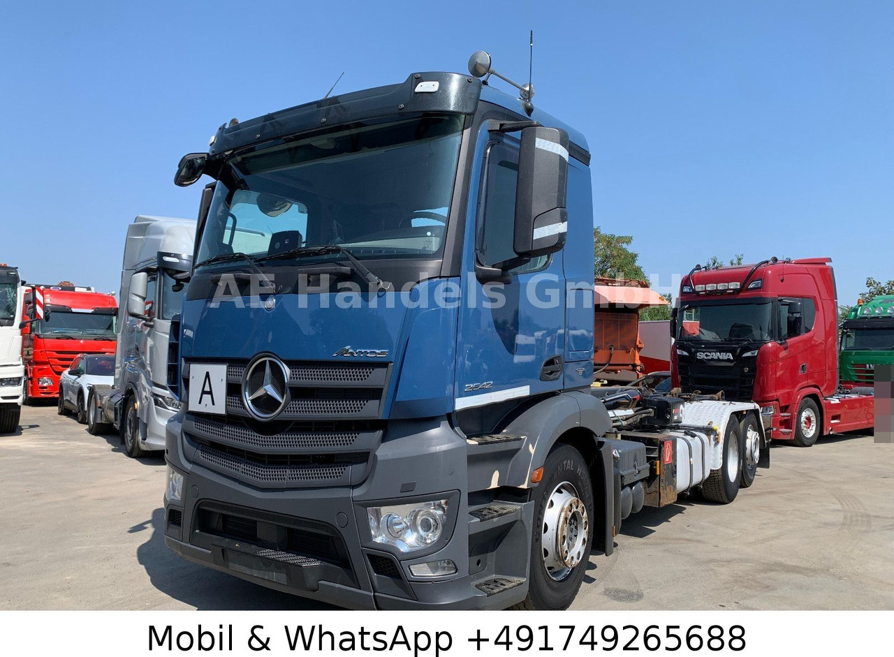 Mercedes-Benz Antos 2542 M LL *Retarder/Hiab-XR21S56/Lenk+Lift - Konkstõstukiga veoauto, Kraanaga veoauto: pilt 1 Mercedes-Benz Antos 2542 M LL *Retarder/Hiab-XR21S56/Lenk+Lift - Konkstõstukiga veoauto, Kraanaga veoauto: pilt 1