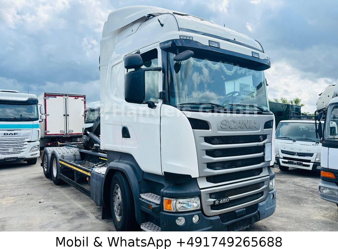 Scania R450 LL 6x2 *Retarder/Hiab-OPT20S59/Standklima - Konkstõstukiga veoauto: pilt 1 Scania R450 LL 6x2 *Retarder/Hiab-OPT20S59/Standklima - Konkstõstukiga veoauto: pilt 1
