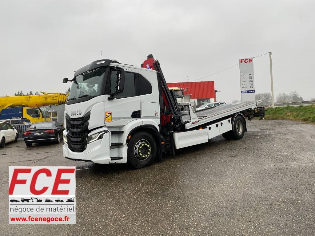 Iveco S WAY480 /FIAULT PF60 +GRUE HMF endommagée - Treilerveoauto: pilt 1 Iveco S WAY480 /FIAULT PF60 +GRUE HMF endommagée - Treilerveoauto: pilt 1