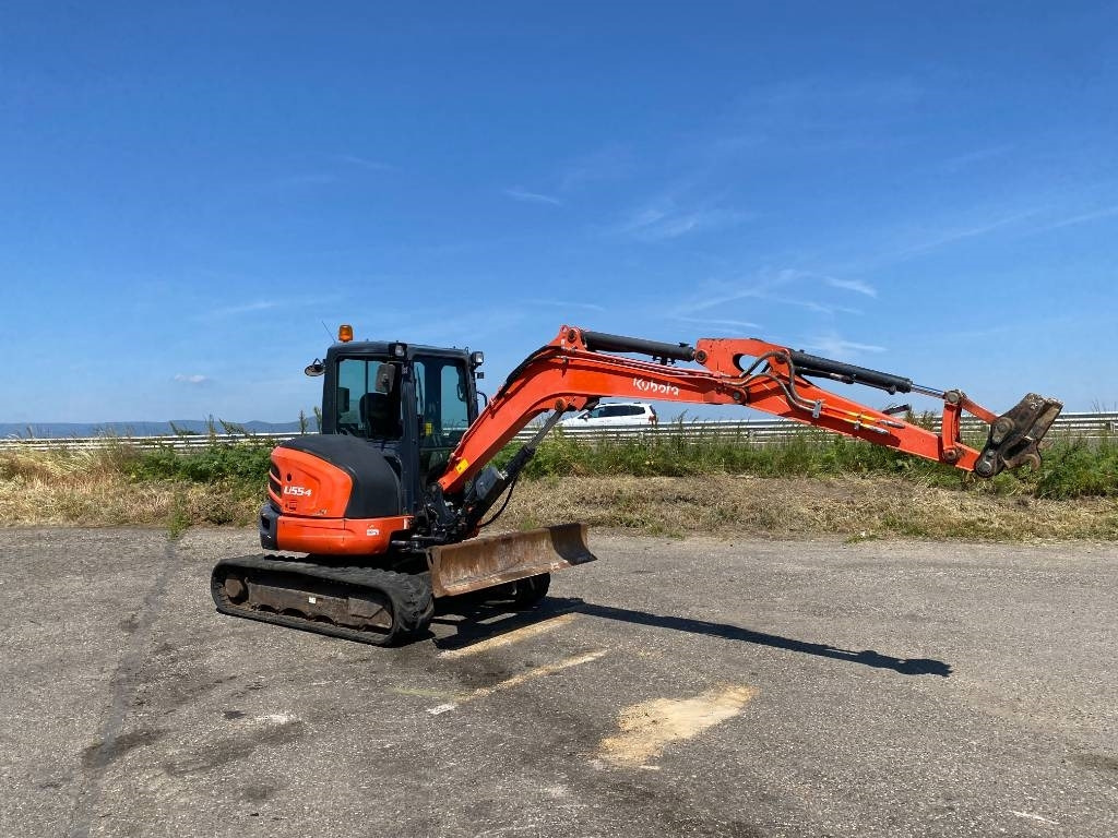 Kubota U55-4 1er Main/Certificat CE endommagée - Miniekskavaator: pilt 3 Kubota U55-4 1er Main/Certificat CE endommagée - Miniekskavaator: pilt 3