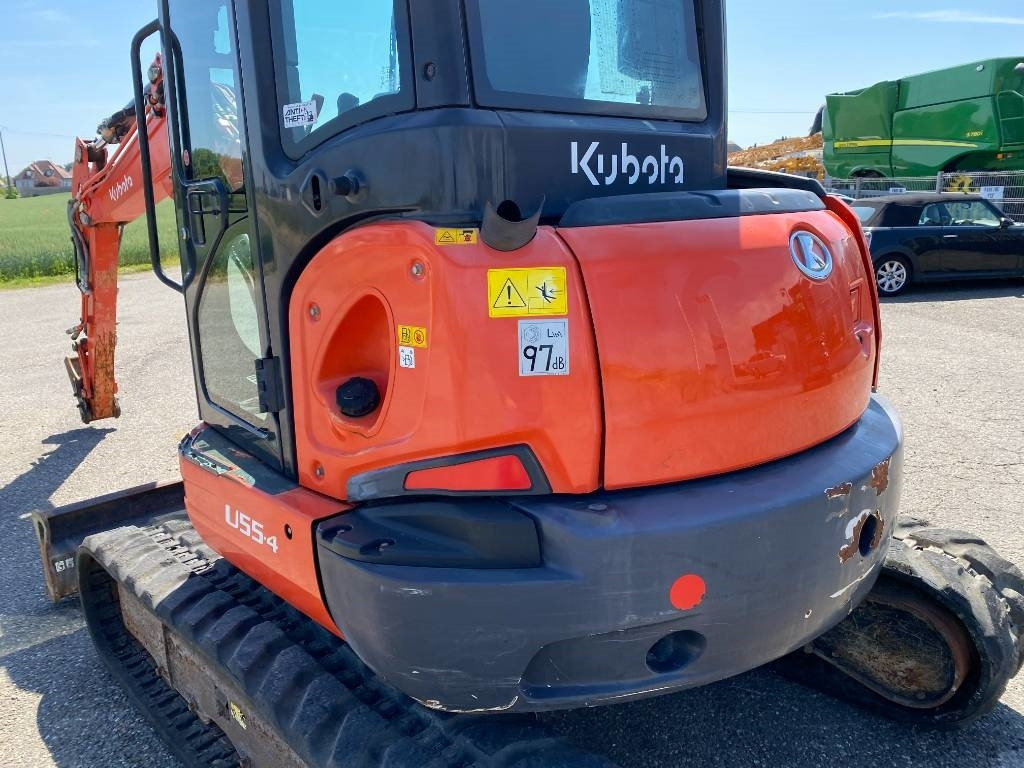 Miniekskavaator Kubota U55-4 1er Main/Certificat CE endommagée: pilt 29