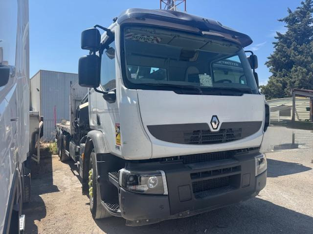 Renault PREMIUM 370 DXI PLATEAU RIDELLES GRUE - Madelveok/ Platvormveok, Kraanaga veoauto: pilt 2 Renault PREMIUM 370 DXI PLATEAU RIDELLES GRUE - Madelveok/ Platvormveok, Kraanaga veoauto: pilt 2
