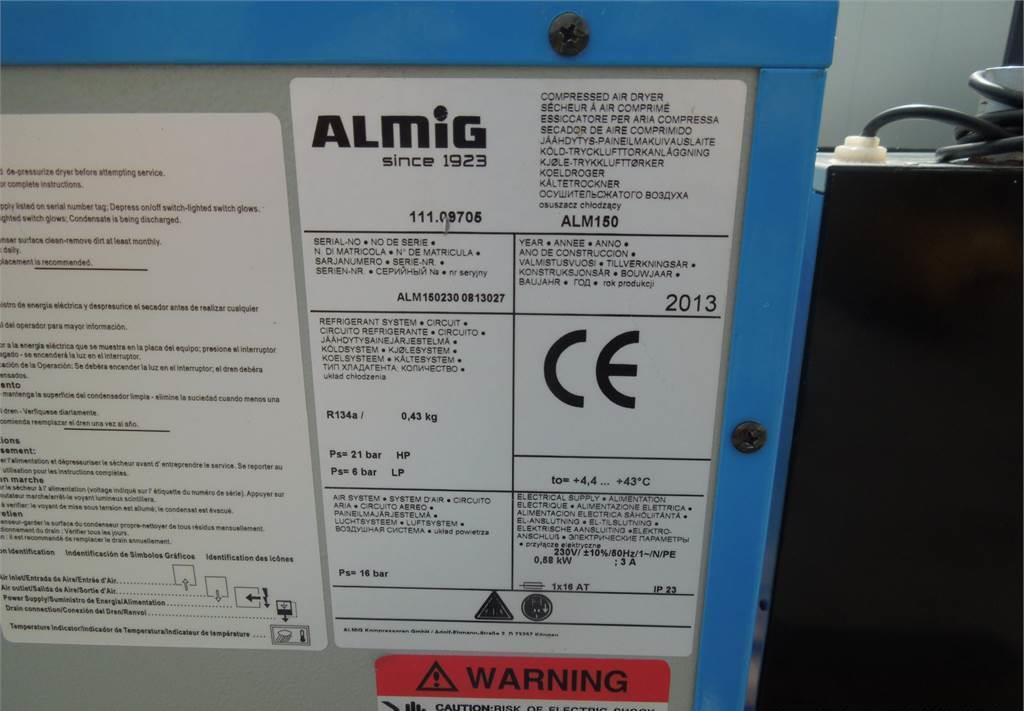 Alup OSUSZACZ ZIĘBNICZY ALMIG ALM150 2,33M3 2013R!! - Õhukompressor: pilt 2 Alup OSUSZACZ ZIĘBNICZY ALMIG ALM150 2,33M3 2013R!! - Õhukompressor: pilt 2