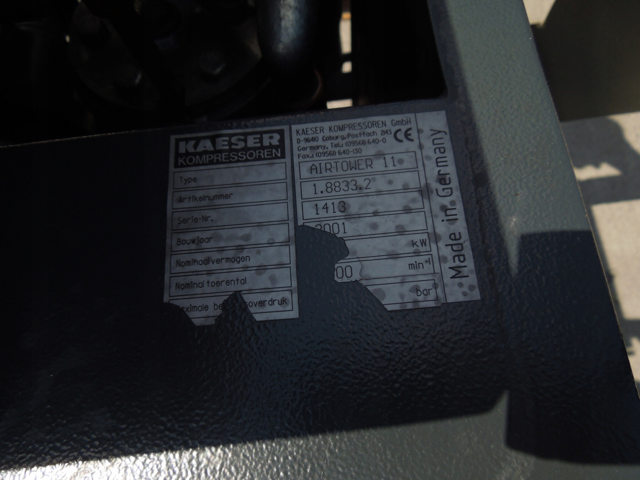 KAESER AIRTOWER 11 - Õhukompressor: pilt 4 KAESER AIRTOWER 11 - Õhukompressor: pilt 4