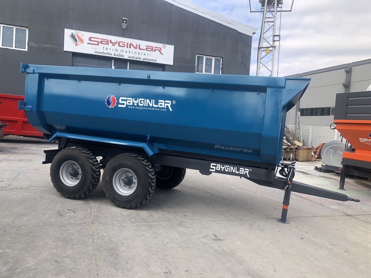 SAYGINLAR 8 TON DUMP TRAILER - Kalluri järelhaagis: pilt 1 SAYGINLAR 8 TON DUMP TRAILER - Kalluri järelhaagis: pilt 1