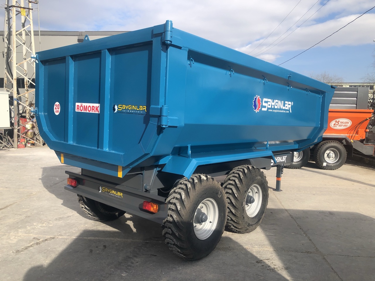 SAYGINLAR 8 TON DUMP TRAILER - Kalluri järelhaagis: pilt 2 SAYGINLAR 8 TON DUMP TRAILER - Kalluri järelhaagis: pilt 2