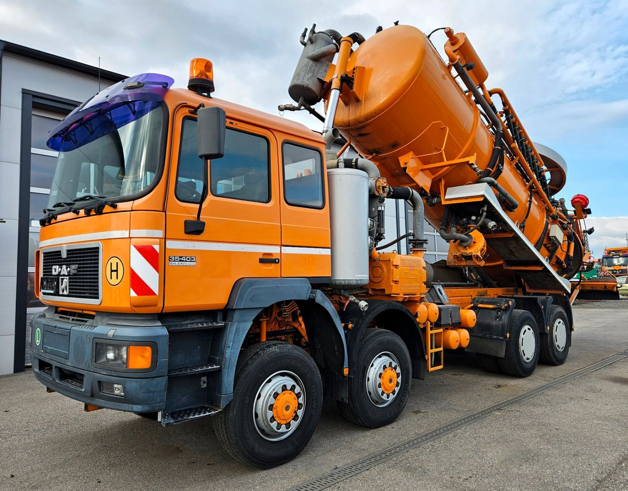 MAN 35.403 8x6 Kanalspül Kombi Edelstahl Recycling - Vaakumveok: pilt 1 MAN 35.403 8x6 Kanalspül Kombi Edelstahl Recycling - Vaakumveok: pilt 1