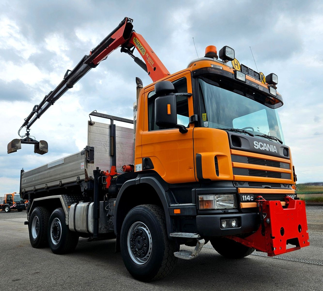 Scania P114 380 6x4-4 Palfinger PK12502 Kran Funk - Kallurauto, Kraanaga veoauto: pilt 2 Scania P114 380 6x4-4 Palfinger PK12502 Kran Funk - Kallurauto, Kraanaga veoauto: pilt 2
