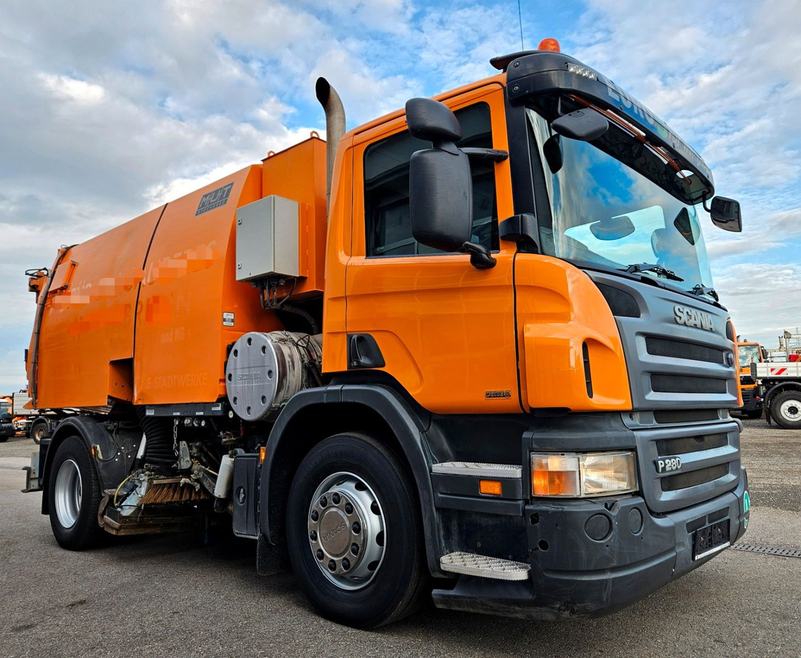 Scania P280 Euro5 MUT 7m3 Hydrostat - Tänavapühkimismasin: pilt 1 Scania P280 Euro5 MUT 7m3 Hydrostat - Tänavapühkimismasin: pilt 1