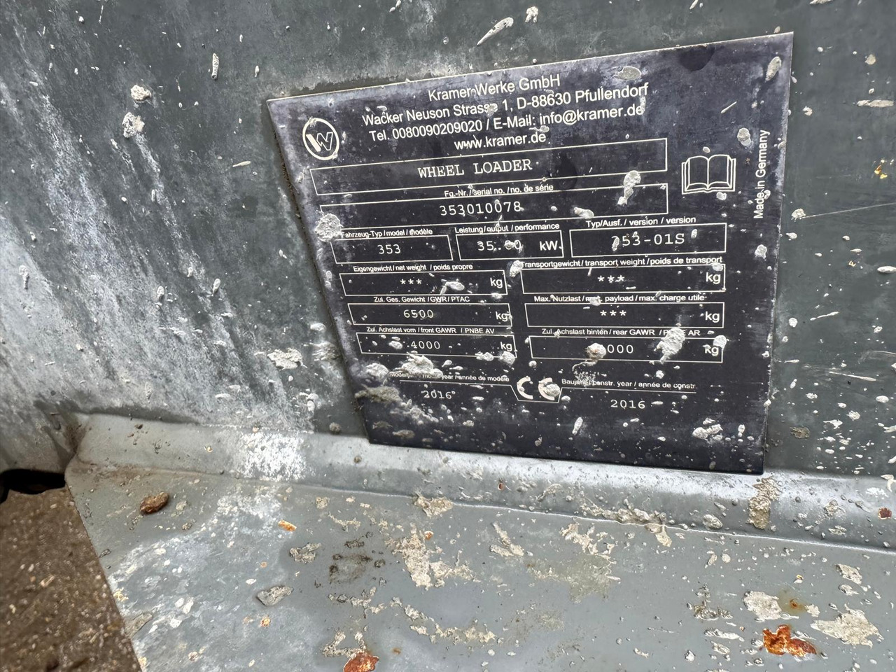 KRAMER 5085 - Rataslaadur: pilt 1 KRAMER 5085 - Rataslaadur: pilt 1