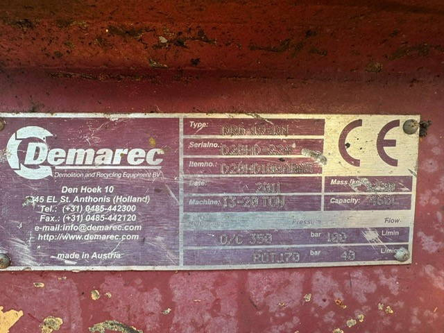 Demarec DRG 19 DN Sorteer Grijper 1000mm Breed - Haarats: pilt 3 Demarec DRG 19 DN Sorteer Grijper 1000mm Breed - Haarats: pilt 3