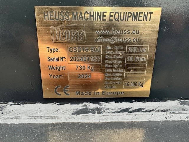 Overige NEW Heuss Grijper CW30 800mm Nieuw 2024 Grab - Haarats: pilt 4 Overige NEW Heuss Grijper CW30 800mm Nieuw 2024 Grab - Haarats: pilt 4