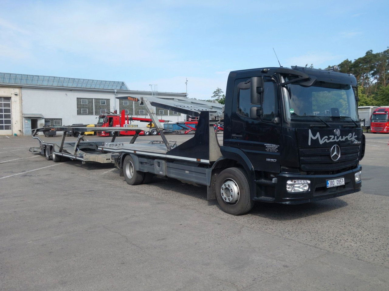 Mercedes-Benz Atego 1530 mit Anhänger für 7 PKW - Treilerveoauto: pilt 2 Mercedes-Benz Atego 1530 mit Anhänger für 7 PKW - Treilerveoauto: pilt 2