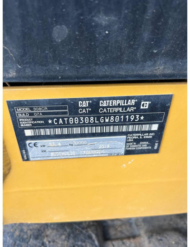 Lintekskavaator CAT 308-07CR: pilt 6