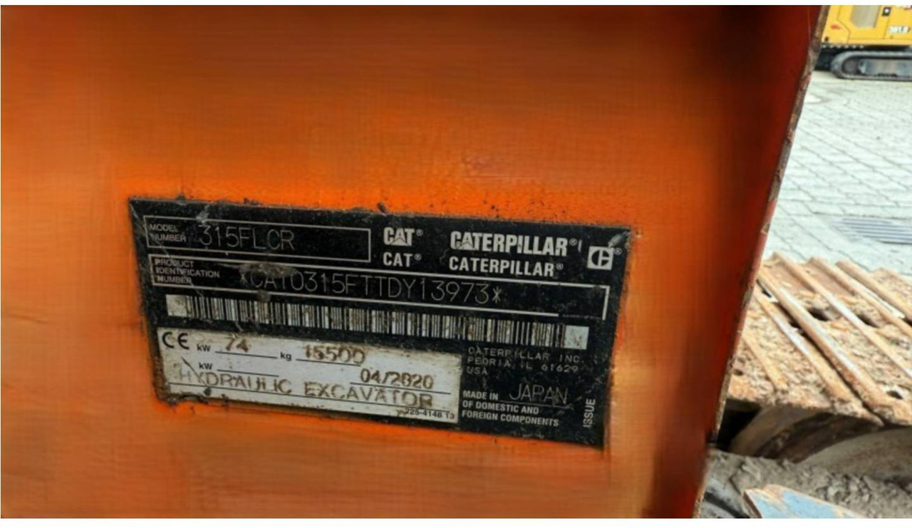 CAT 315FLCR liising CAT 315FLCR: pilt 6