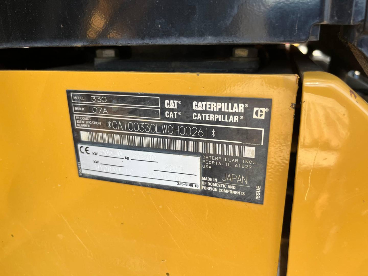CAT 330-07 - Lintekskavaator: pilt 5 CAT 330-07 - Lintekskavaator: pilt 5