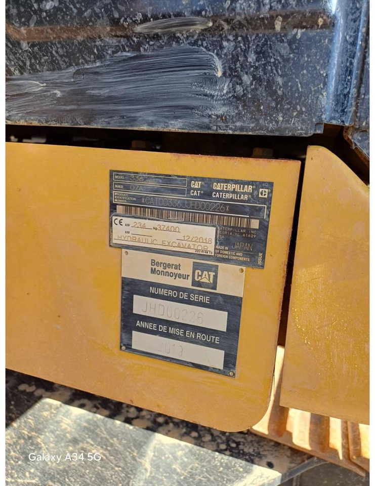 Lintekskavaator CAT 336-07: pilt 6