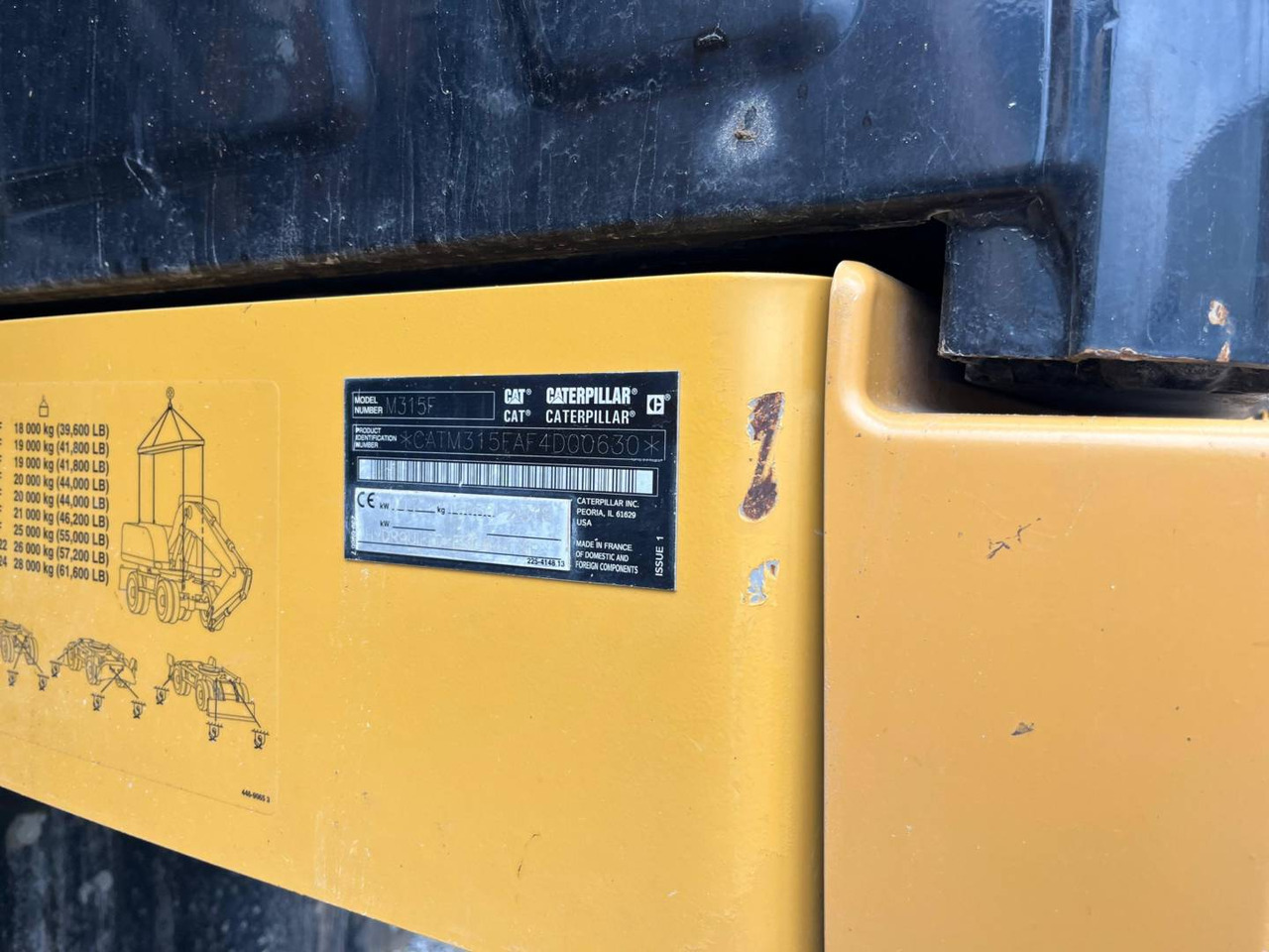 CAT M315F - Ratastel ekskavaator: pilt 5 CAT M315F - Ratastel ekskavaator: pilt 5