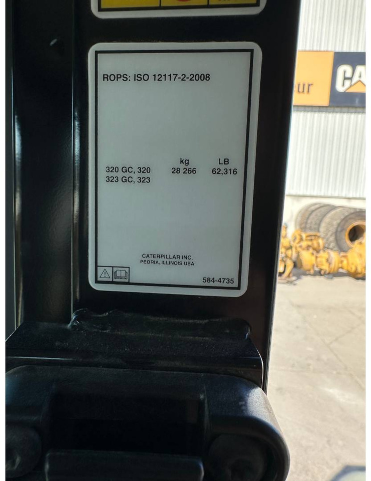 Lintekskavaator CAT 323: pilt 17