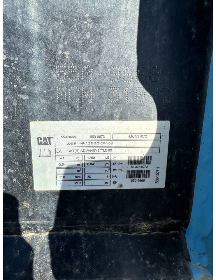 Lintekskavaator CAT 323: pilt 29