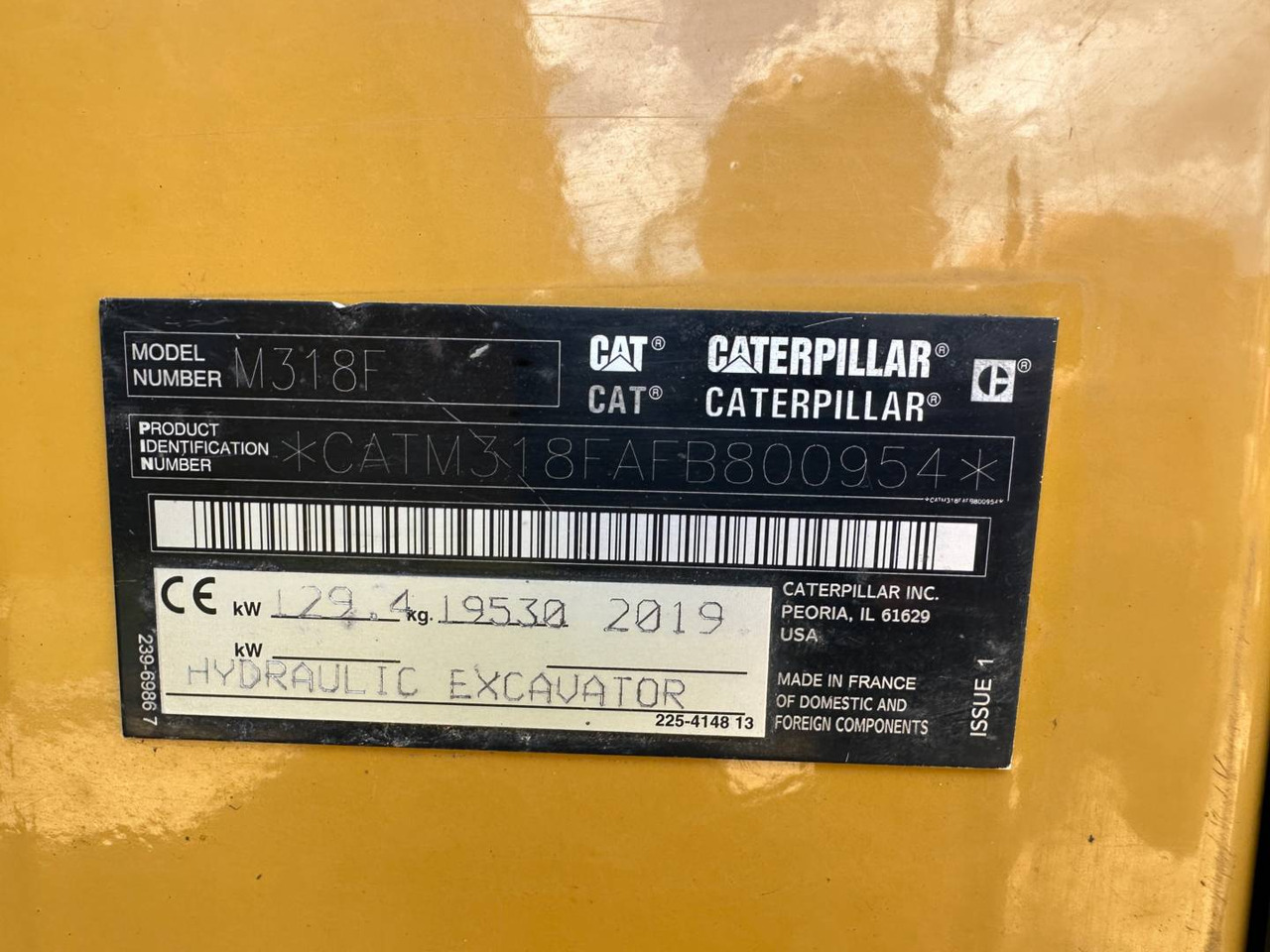 Ratastel ekskavaator CAT M318F: pilt 6 Ratastel ekskavaator CAT M318F: pilt 6