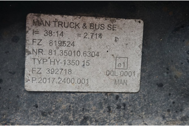 MAN HY-1350-15 38/14 - Tagatelg - Veoauto: pilt 5 MAN HY-1350-15 38/14 - Tagatelg - Veoauto: pilt 5