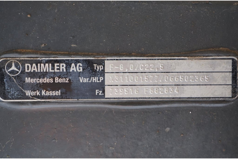Mercedes-Benz F-8/C22.5 RECHT - Esitelg - Veoauto: pilt 2 Mercedes-Benz F-8/C22.5 RECHT - Esitelg - Veoauto: pilt 2