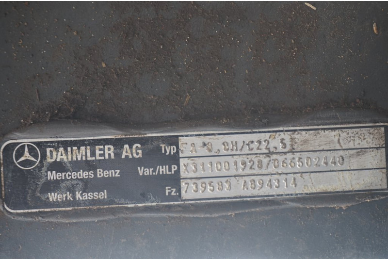 Mercedes-Benz FA-8H/22.5 - Esitelg - Veoauto: pilt 4 Mercedes-Benz FA-8H/22.5 - Esitelg - Veoauto: pilt 4