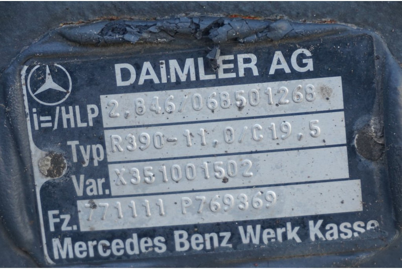 Mercedes-Benz R390-11/C-19.5 37/13 - Tagatelg - Veoauto: pilt 4 Mercedes-Benz R390-11/C-19.5 37/13 - Tagatelg - Veoauto: pilt 4