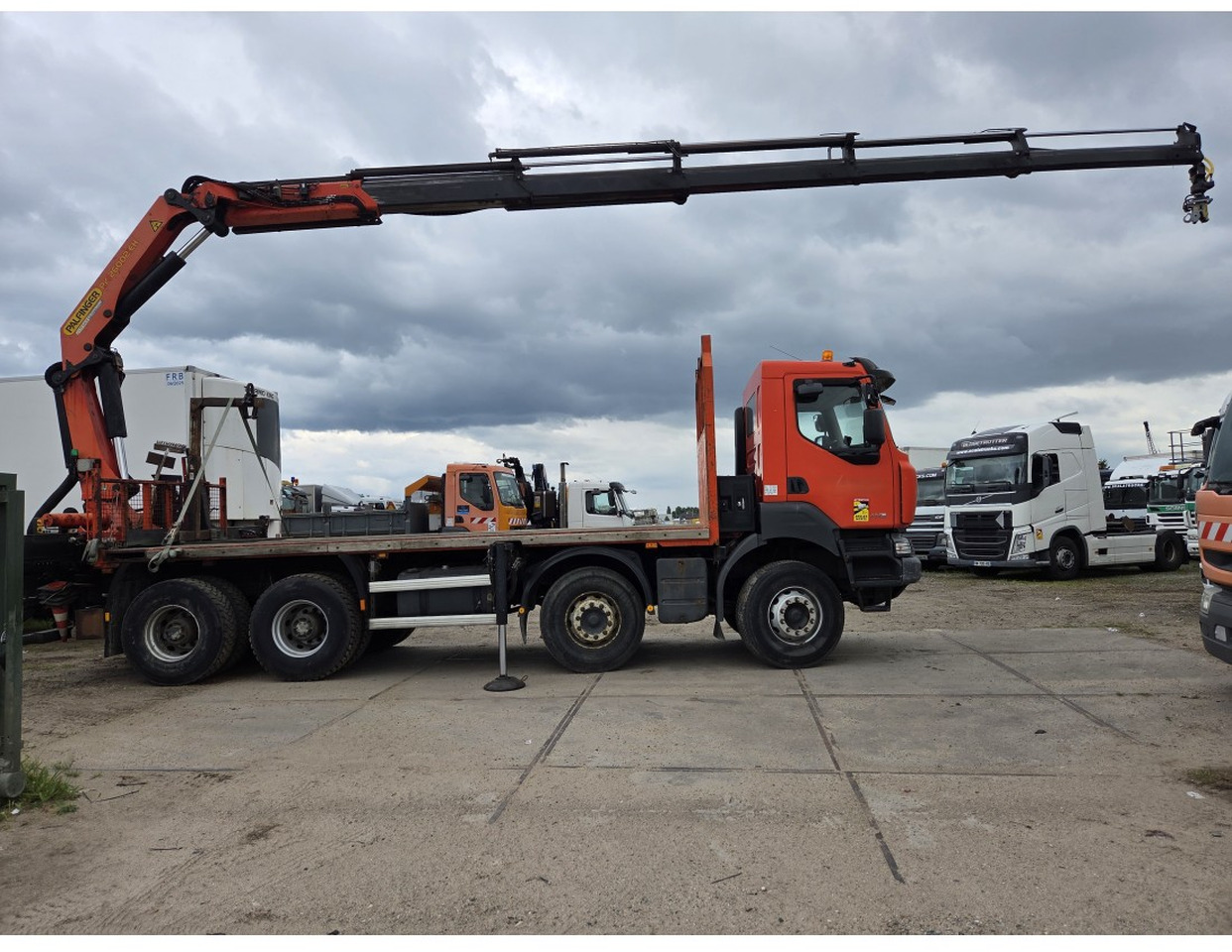 Renault Kerax 430 8X4 Flatbed Crane Palfinger PK26002EH 26 ton 5 Extensions *Retarder - Madelveok/ Platvormveok, Kraanaga veoauto: pilt 4 Renault Kerax 430 8X4 Flatbed Crane Palfinger PK26002EH 26 ton 5 Extensions *Retarder - Madelveok/ Platvormveok, Kraanaga veoauto: pilt 4