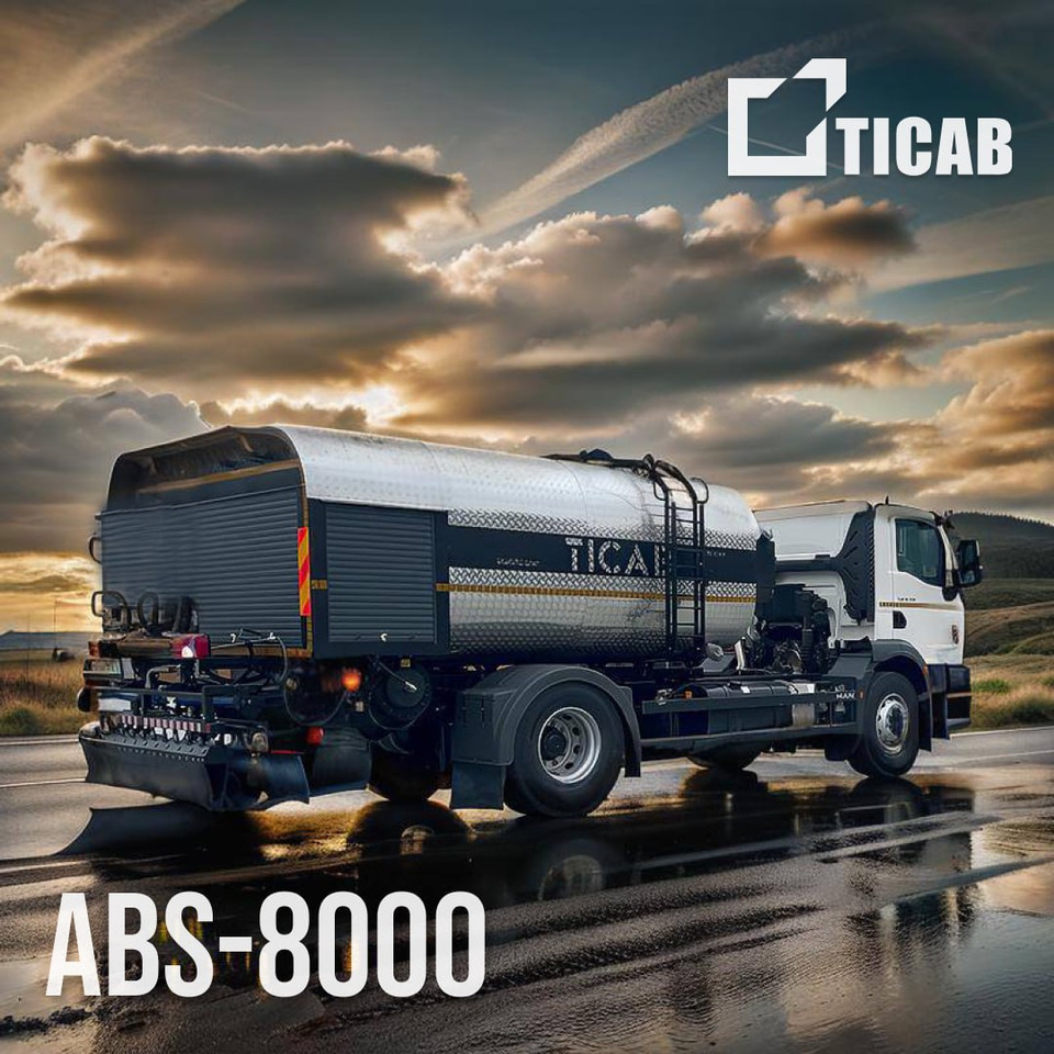 TICAB Asphalt Distributor, 8000 L, Аutonomous Asphalt Sprayer, Manufacturer - Betoonipump: pilt 4 TICAB Asphalt Distributor, 8000 L, Аutonomous Asphalt Sprayer, Manufacturer - Betoonipump: pilt 4