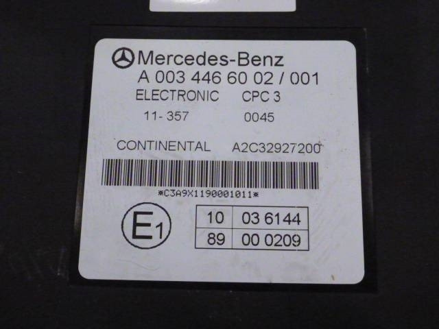 Mercedes-Benz Actros 963-4-A, A0034466002 - Elektrisüsteem - Veoauto: pilt 2 Mercedes-Benz Actros 963-4-A, A0034466002 - Elektrisüsteem - Veoauto: pilt 2