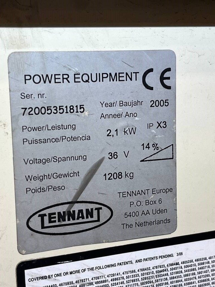 Tennant 7200 - Põrandapesumasin: pilt 3 Tennant 7200 - Põrandapesumasin: pilt 3