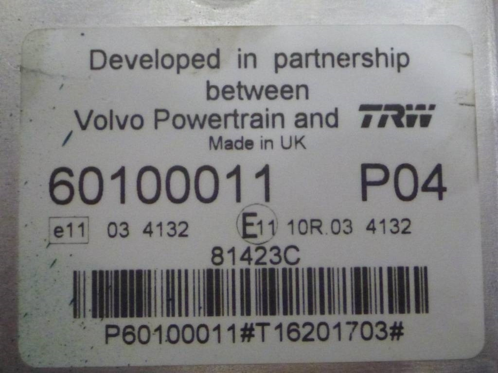 Volvo Motor styrenhet, VOE60100011 - Elektrisüsteem - Ehitusmasinad: pilt 4 Volvo Motor styrenhet, VOE60100011 - Elektrisüsteem - Ehitusmasinad: pilt 4