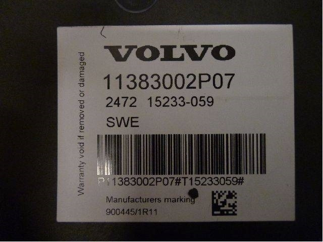 Volvo Motorstyrenhet, 11383002 - Elektrisüsteem - Ehitusmasinad: pilt 2 Volvo Motorstyrenhet, 11383002 - Elektrisüsteem - Ehitusmasinad: pilt 2