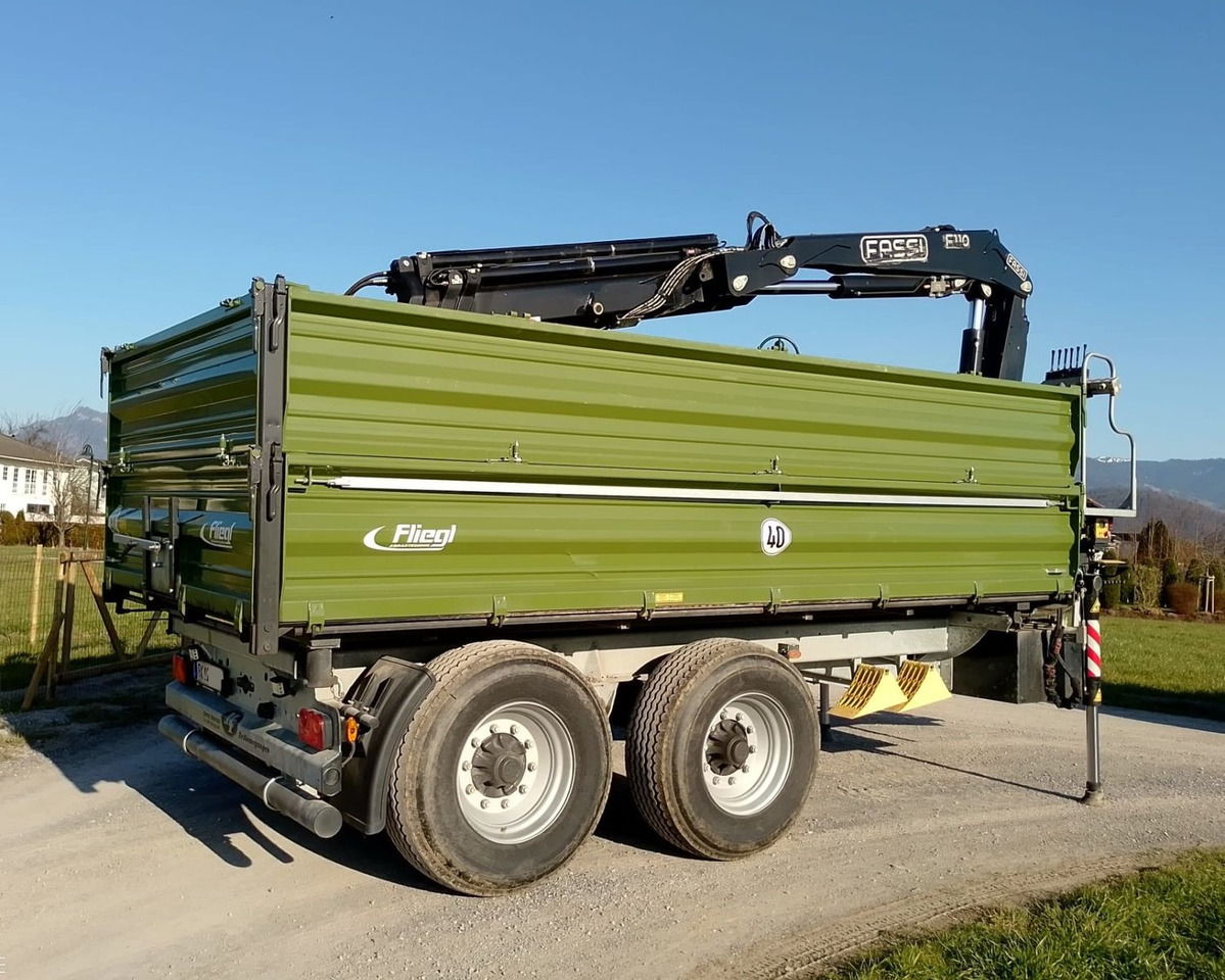 Fliegl TDK160, Agraranhänger, Fassi F110, EU Papiere - Kalluri järelhaagis: pilt 3 Fliegl TDK160, Agraranhänger, Fassi F110, EU Papiere - Kalluri järelhaagis: pilt 3