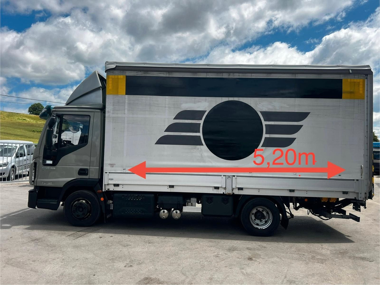 Iveco 75E19 Eurocargo, E6, Ladebordwand - Tent tarbesõiduk: pilt 3 Iveco 75E19 Eurocargo, E6, Ladebordwand - Tent tarbesõiduk: pilt 3