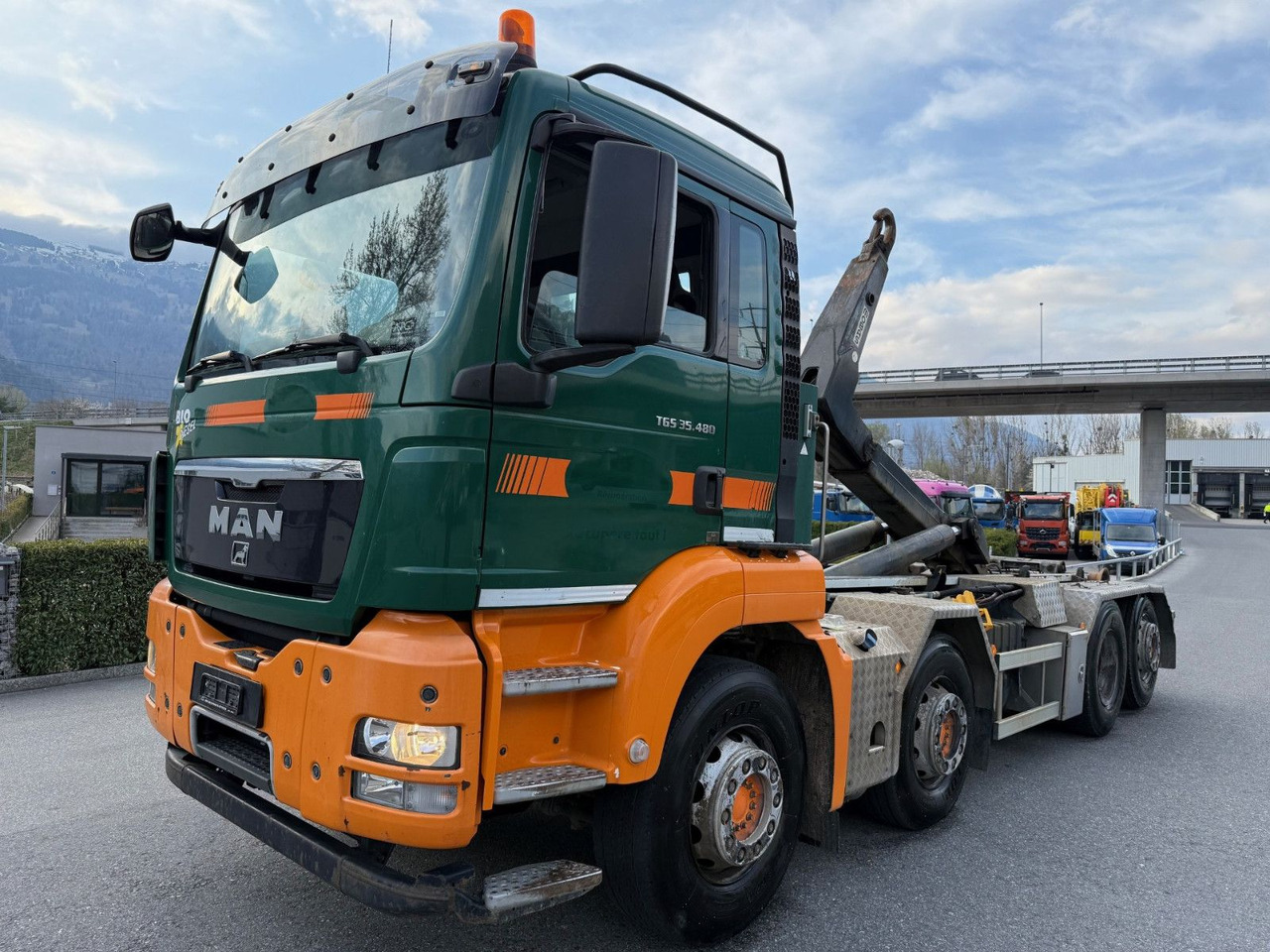 MAN TGS 35.480 8x2, E5, Mobas Abroll - Konkstõstukiga veoauto: pilt 1 MAN TGS 35.480 8x2, E5, Mobas Abroll - Konkstõstukiga veoauto: pilt 1