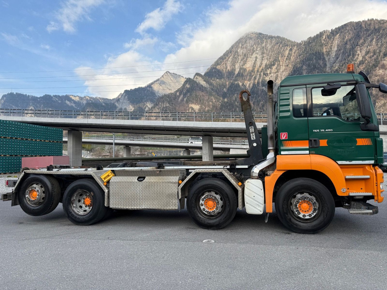 MAN TGS 35.480 8x2, E5, Mobas Abroll - Konkstõstukiga veoauto: pilt 3 MAN TGS 35.480 8x2, E5, Mobas Abroll - Konkstõstukiga veoauto: pilt 3