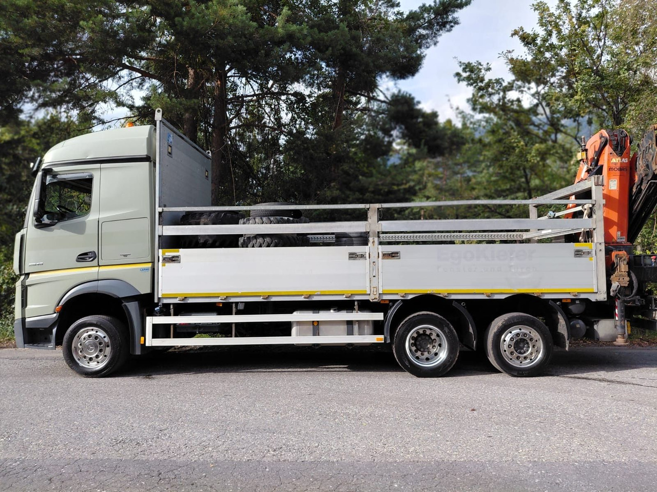 Mercedes-Benz Actros 2545 6x2, E6, Retarder, Effer 265/6S - Kraanaga veoauto: pilt 4 Mercedes-Benz Actros 2545 6x2, E6, Retarder, Effer 265/6S - Kraanaga veoauto: pilt 4