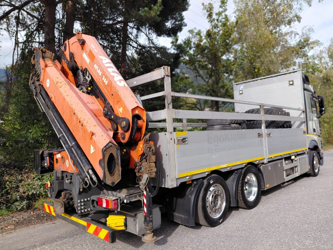 Mercedes-Benz Actros 2545 6x2, E6, Retarder, Effer 265/6S liising Mercedes-Benz Actros 2545 6x2, E6, Retarder, Effer 265/6S: pilt 8