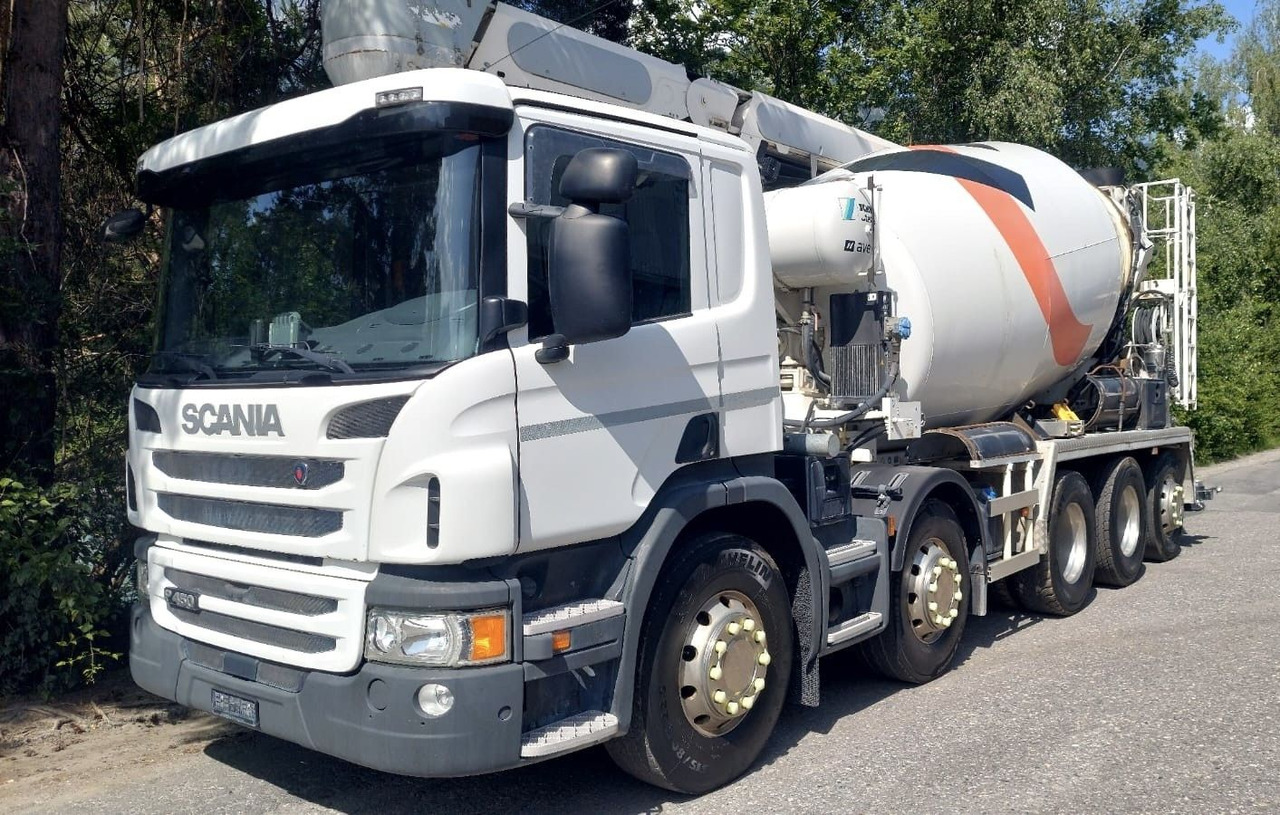Scania P450 LB 10x4,E6,Stetter 10m³,Förderband/belt 16m - Autobetoonisegisti: pilt 4 Scania P450 LB 10x4,E6,Stetter 10m³,Förderband/belt 16m - Autobetoonisegisti: pilt 4